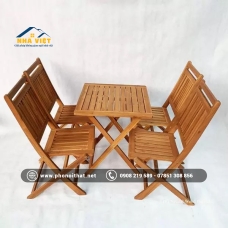 BÀN GHẾ GỖ CÀ PHÊ 07