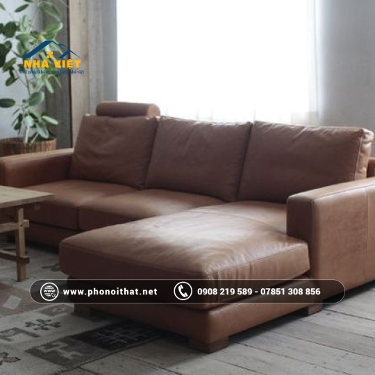 SOFA BĂNG BỌC DA